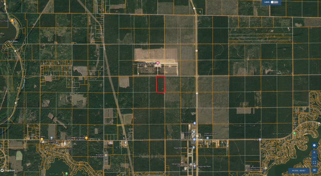 Town of Rome 20 acre timber lot for sale in Adams County WI UC