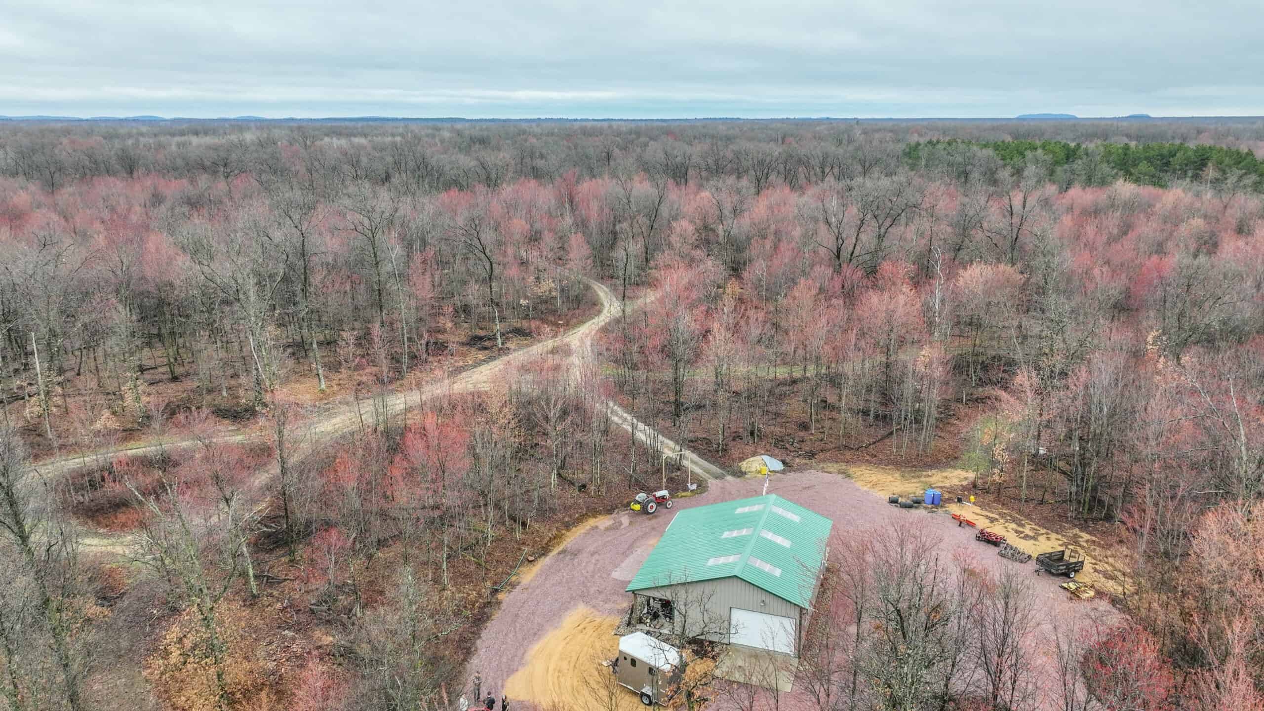 40 Acre Hunting Parcel with Pole Building, Hancock, WI