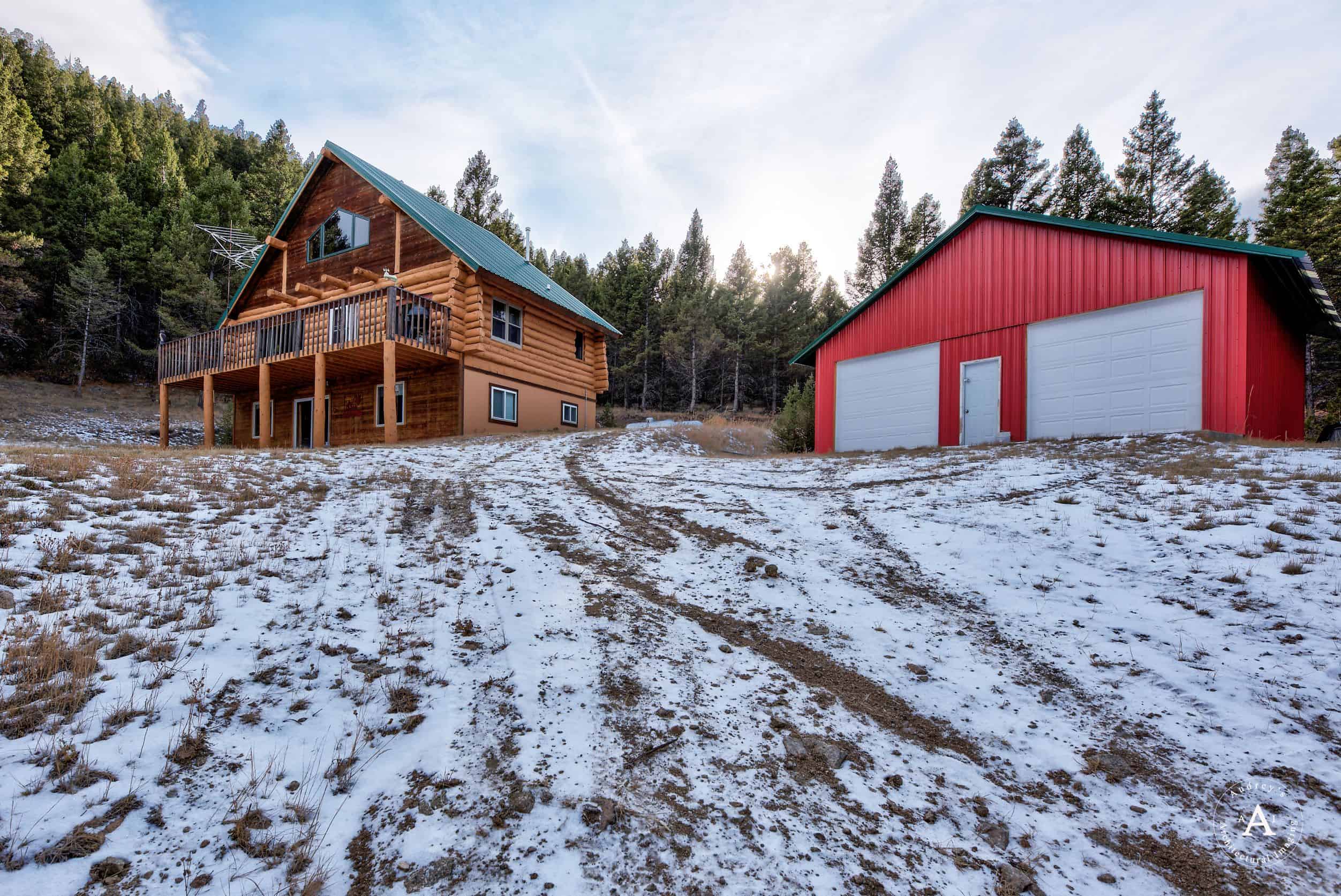 Montana Hunting Property, Log Cabin For Sale