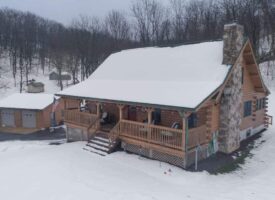 Log Home with Hunting Land For Sale in Richland County, WI