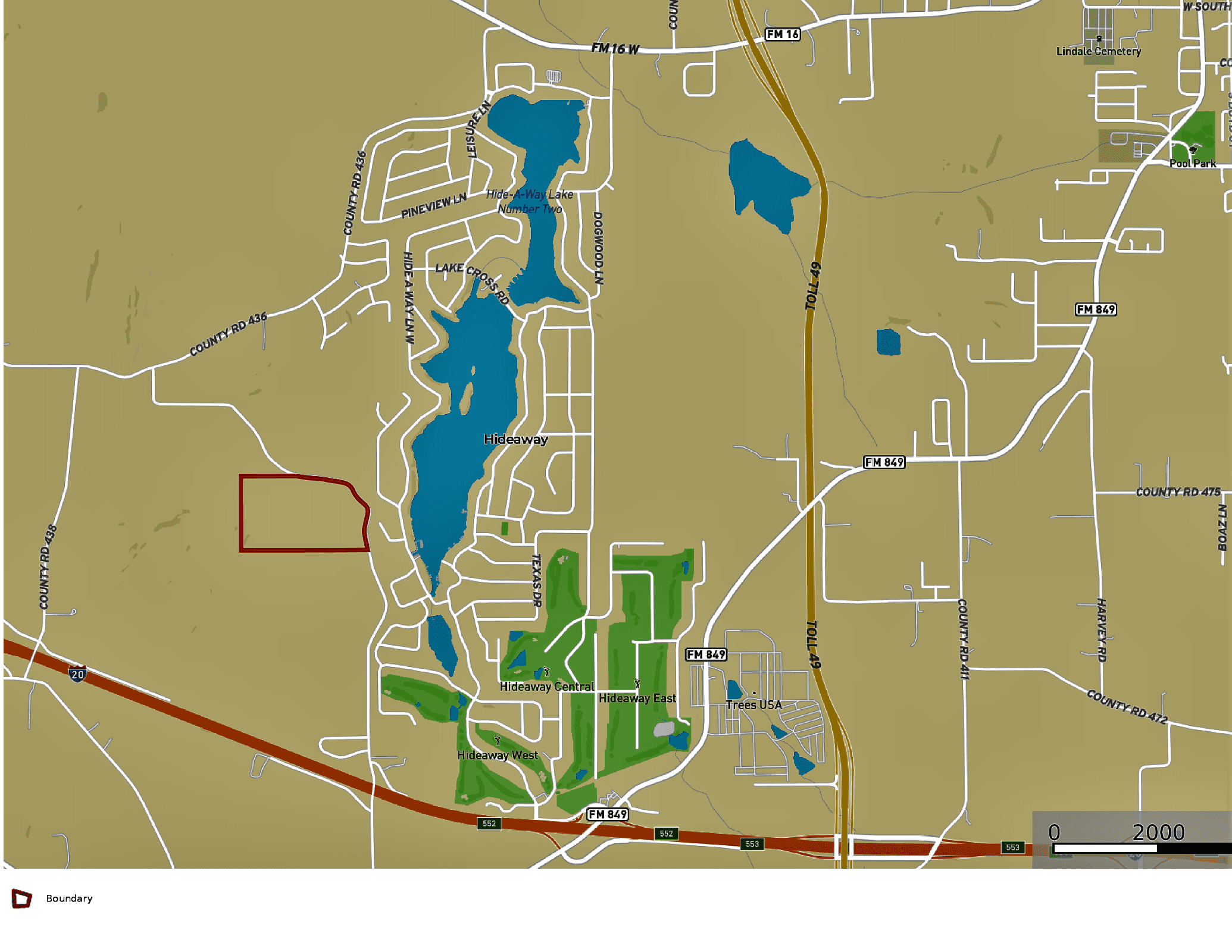East Texas rural land for sale in Smith County