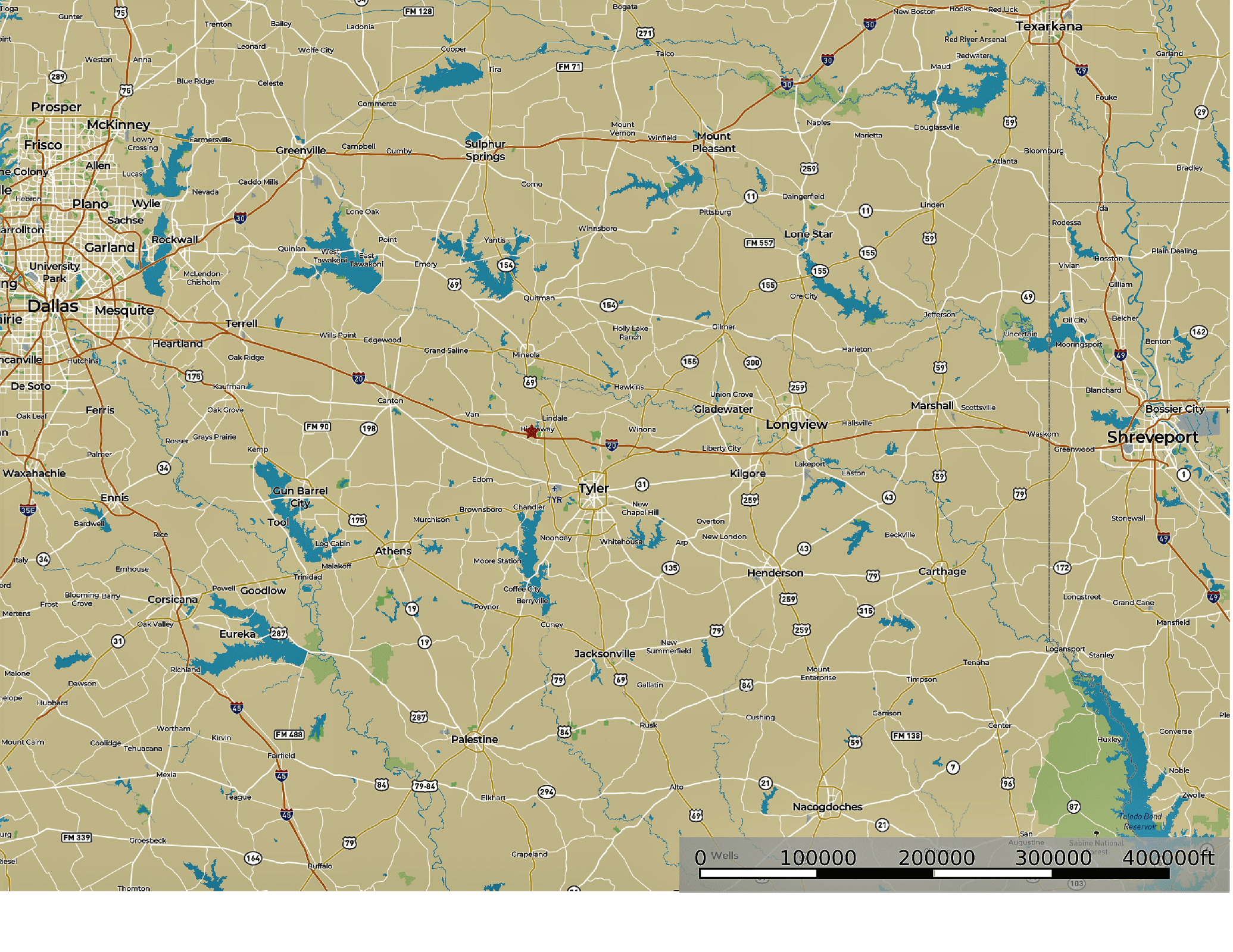 East Texas rural land for sale in Smith County