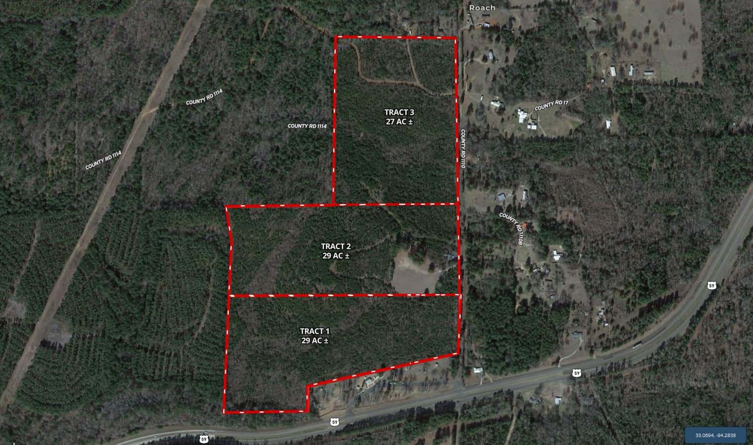 Rural East Texas Timberland Tract 1