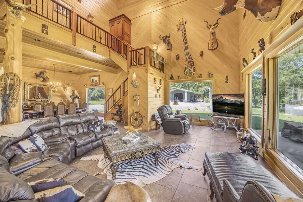 Hunting Land for Sale Wilkinson County MS with Custom Lodge
