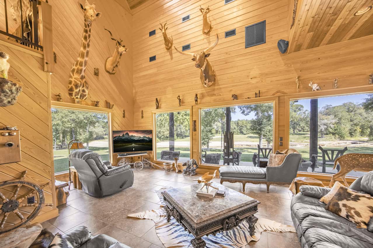 Hunting Land for Sale Wilkinson County MS with Custom Lodge