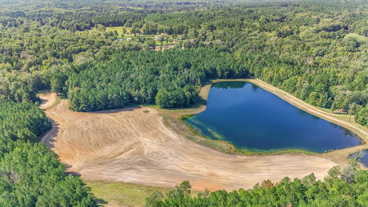 Hunting Land for Sale Wilkinson County MS with Custom Lodge