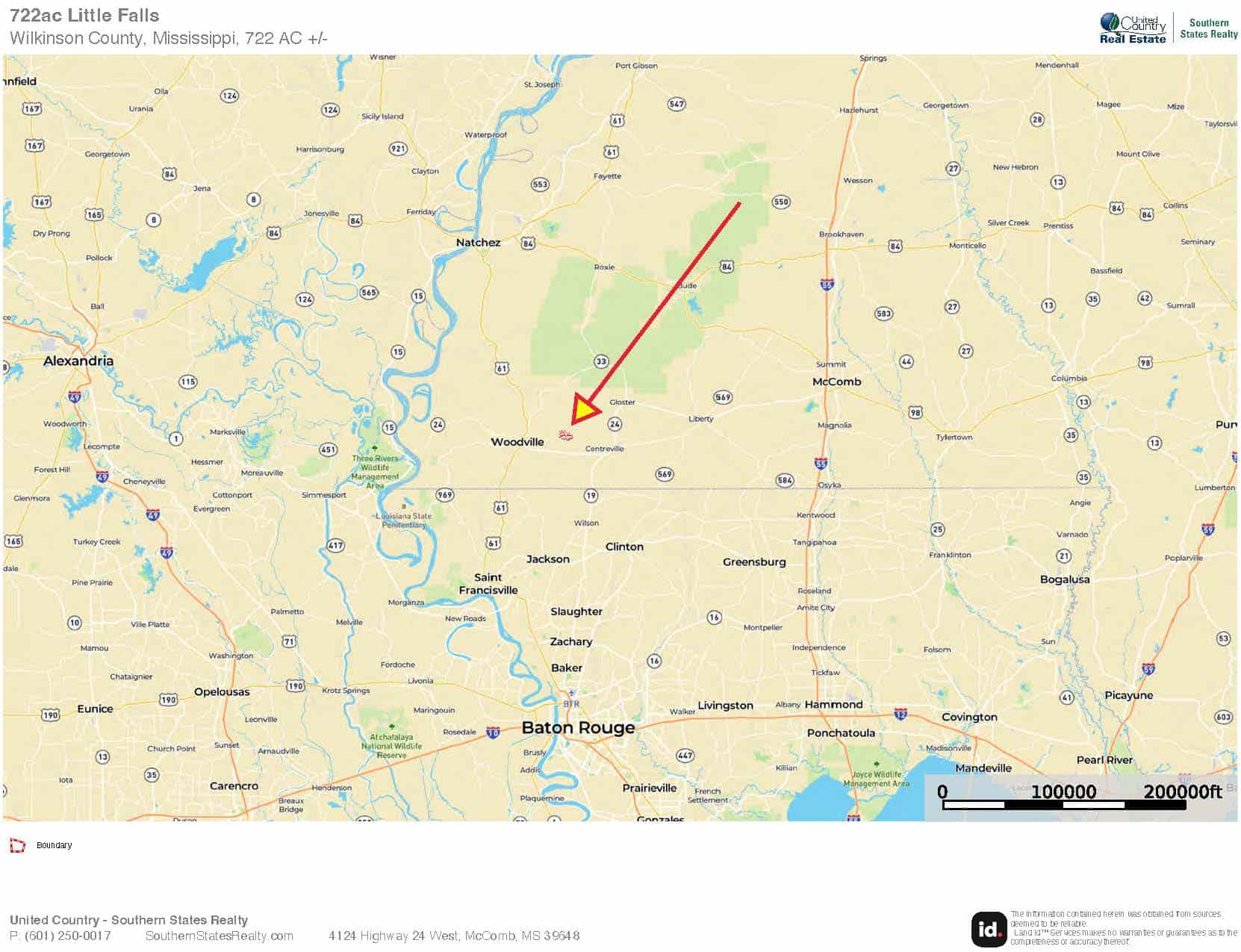 Hunting Land for Sale Wilkinson County MS with Custom Lodge