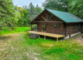 Cabin with River Frontage for Sale in Marquette County, WI