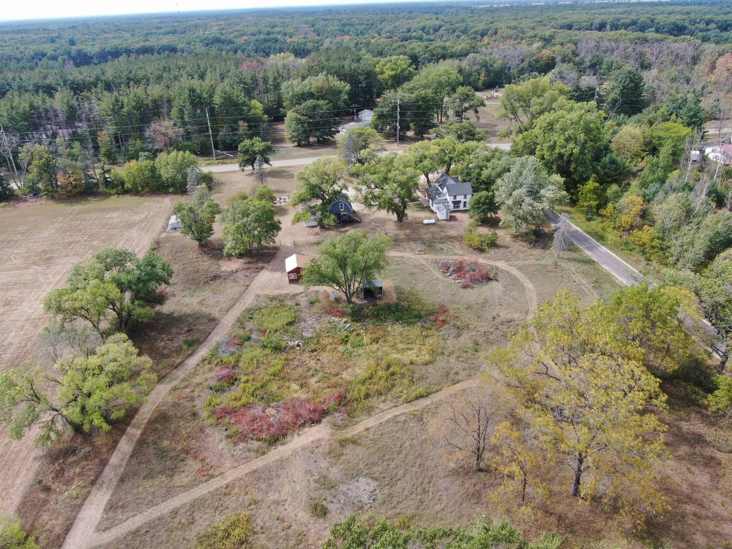 3 bed 1 bath Farmette on 9.75 acres Adams County WI