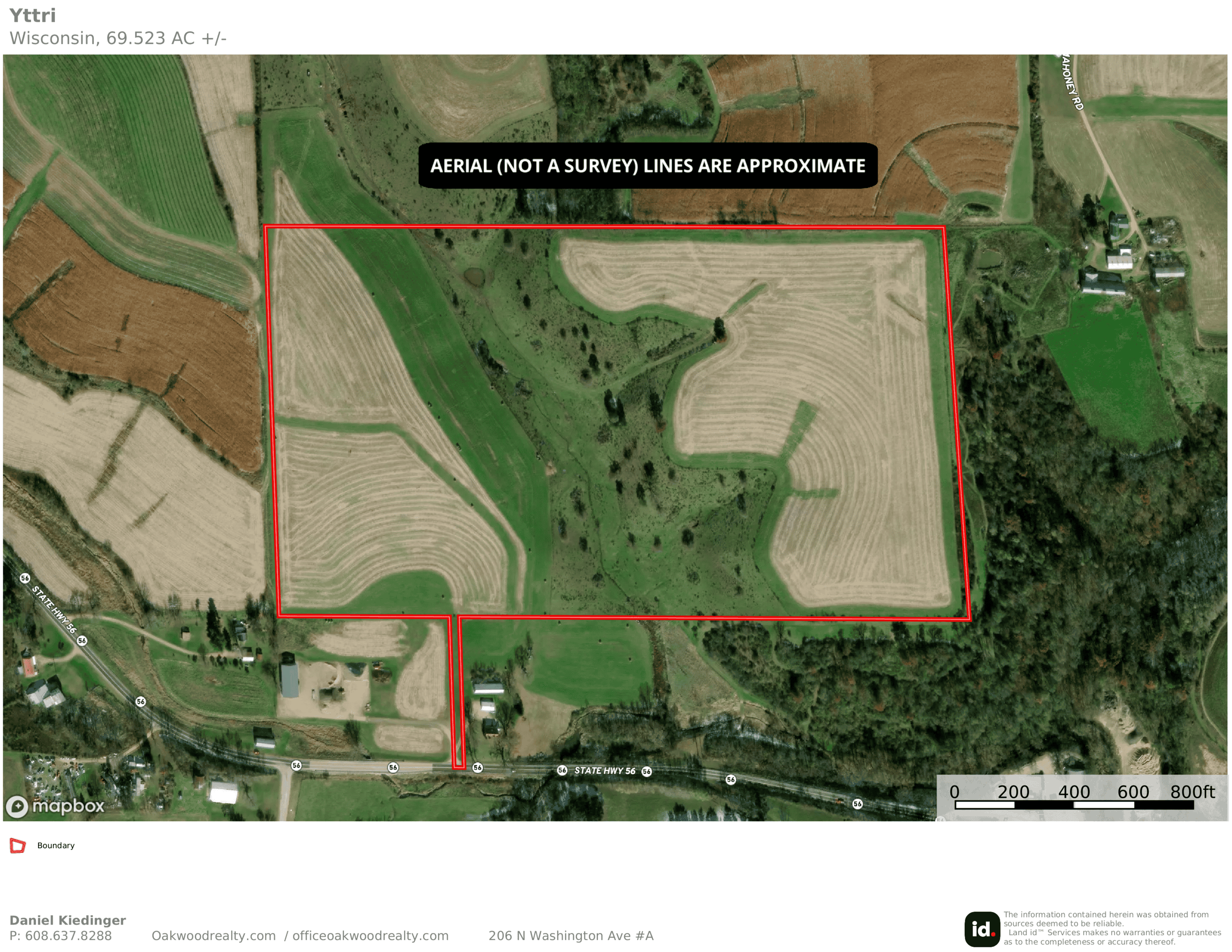Approx. 69.52 Acres of Beautiful Land (Approx. 50 Acres Tillable) SW Wisconsin
