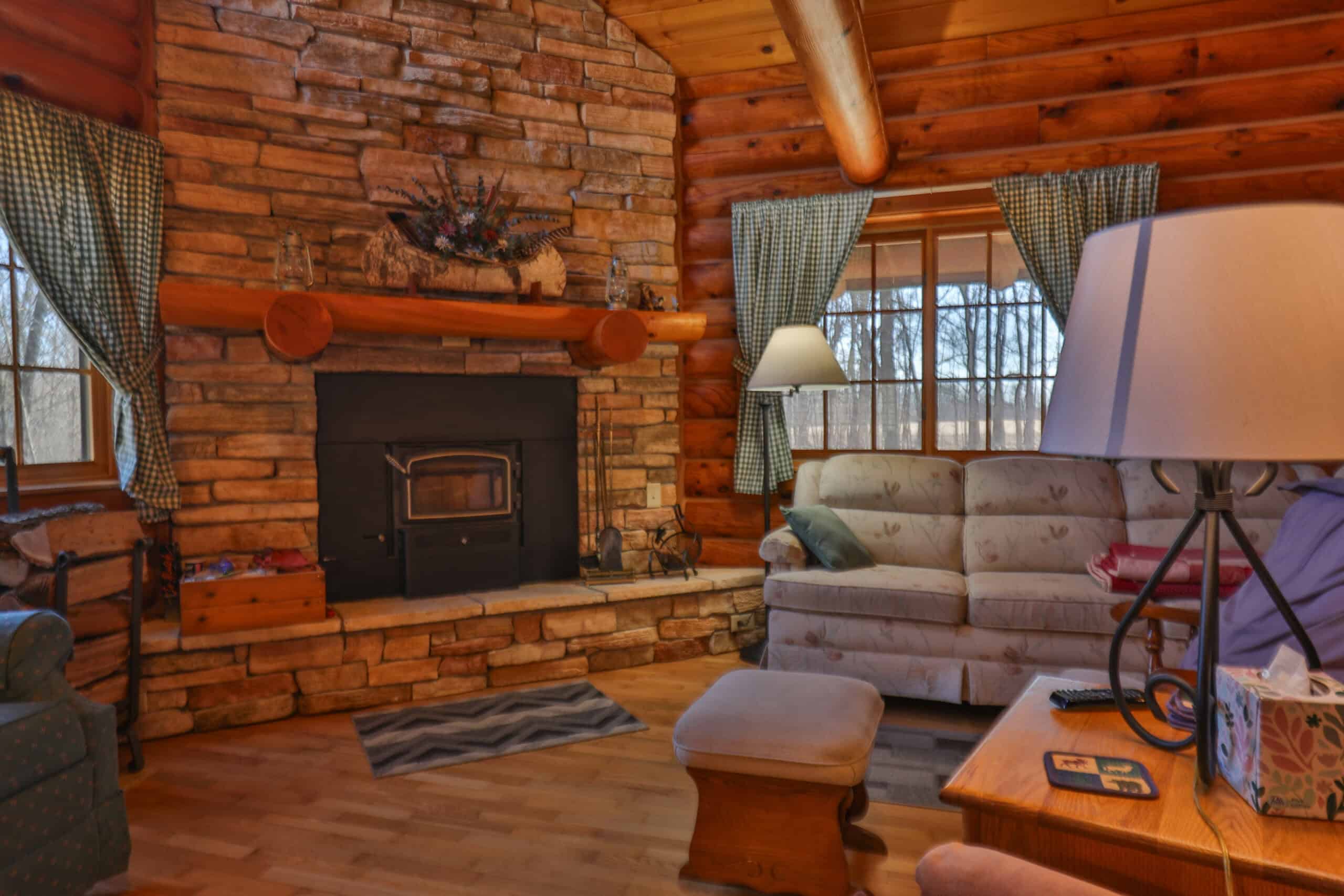 Log Home with OldGrowth Forest for sale in Monroe County, WI UC