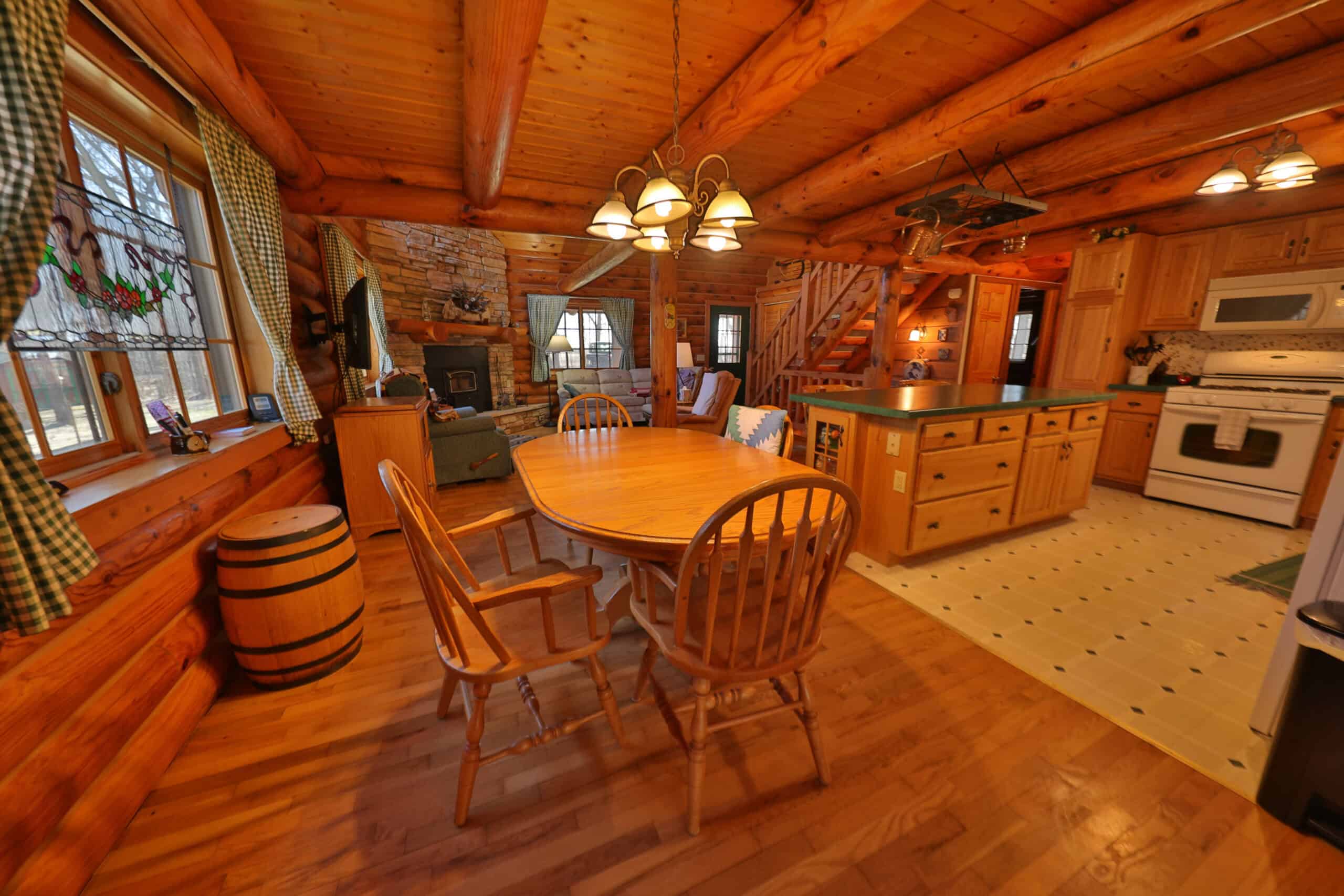 Log Home with OldGrowth Forest for sale in Monroe County, WI UC