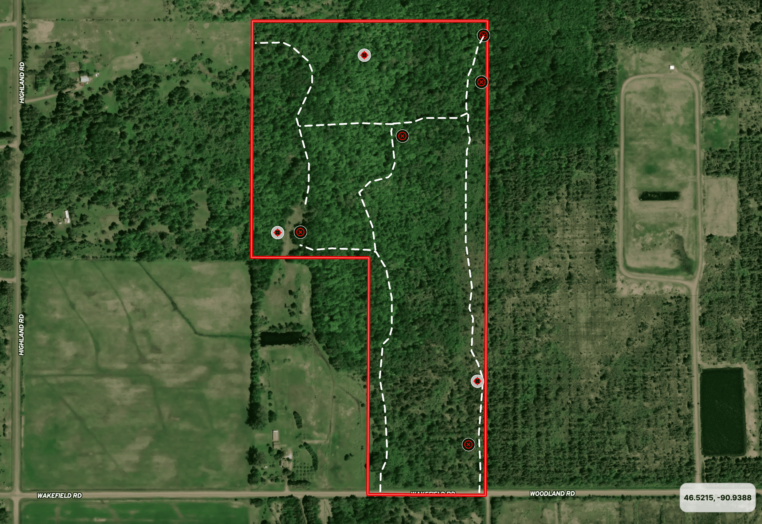Prime Hunting Land for sale in Bayfield County, Wisconsin