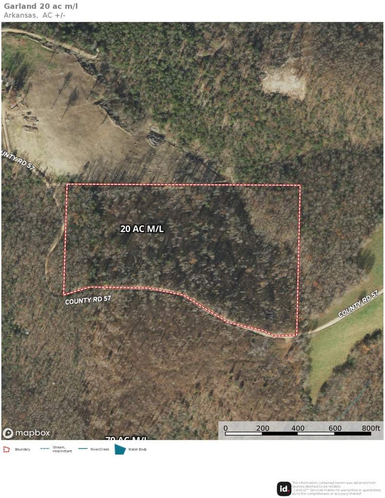 Acreage with Building Site Bordering County Road & Near Buffalo National River Boundary in Newton County, Arkansas