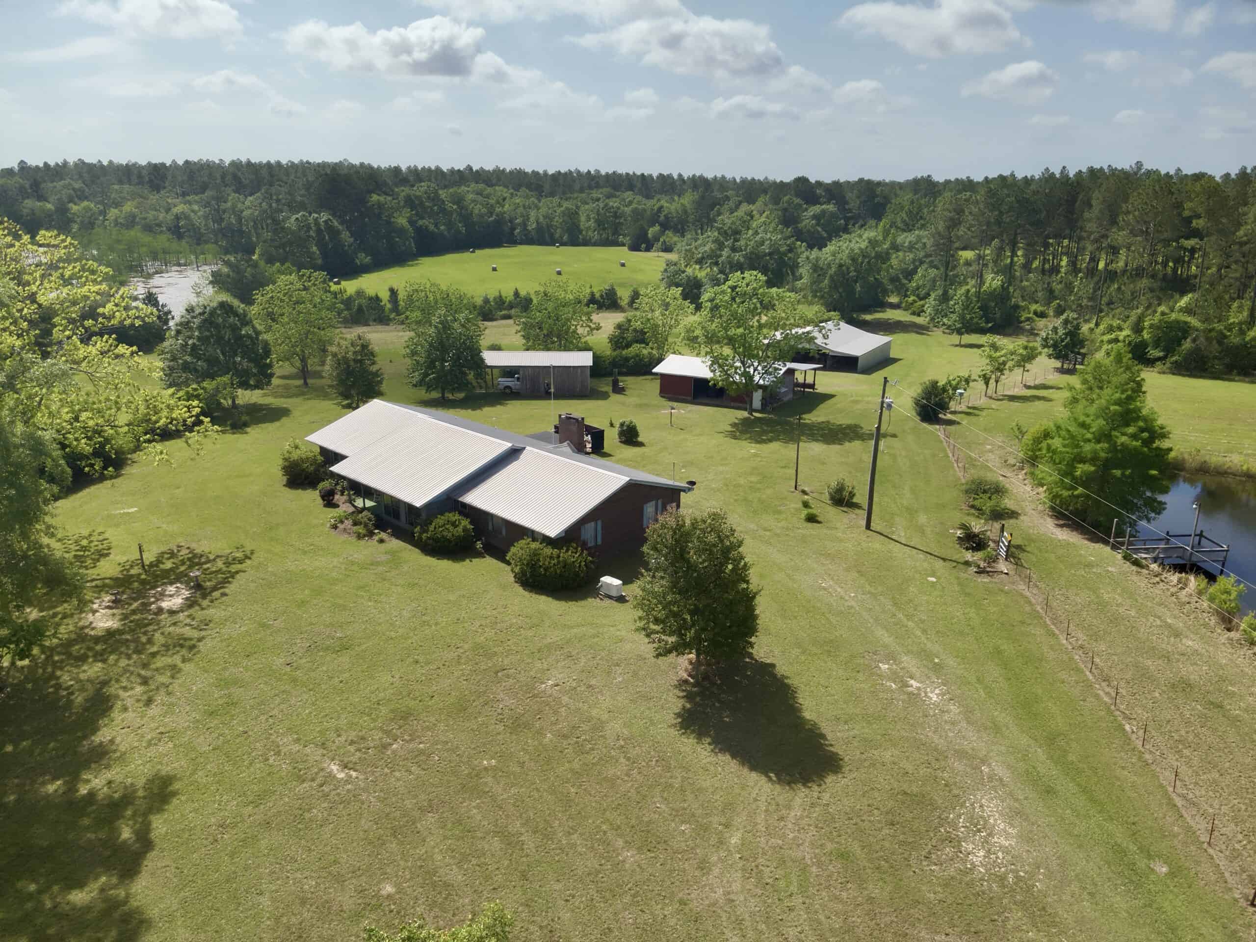 300ac North Florida Farm – Hunting Land & Home for Sale