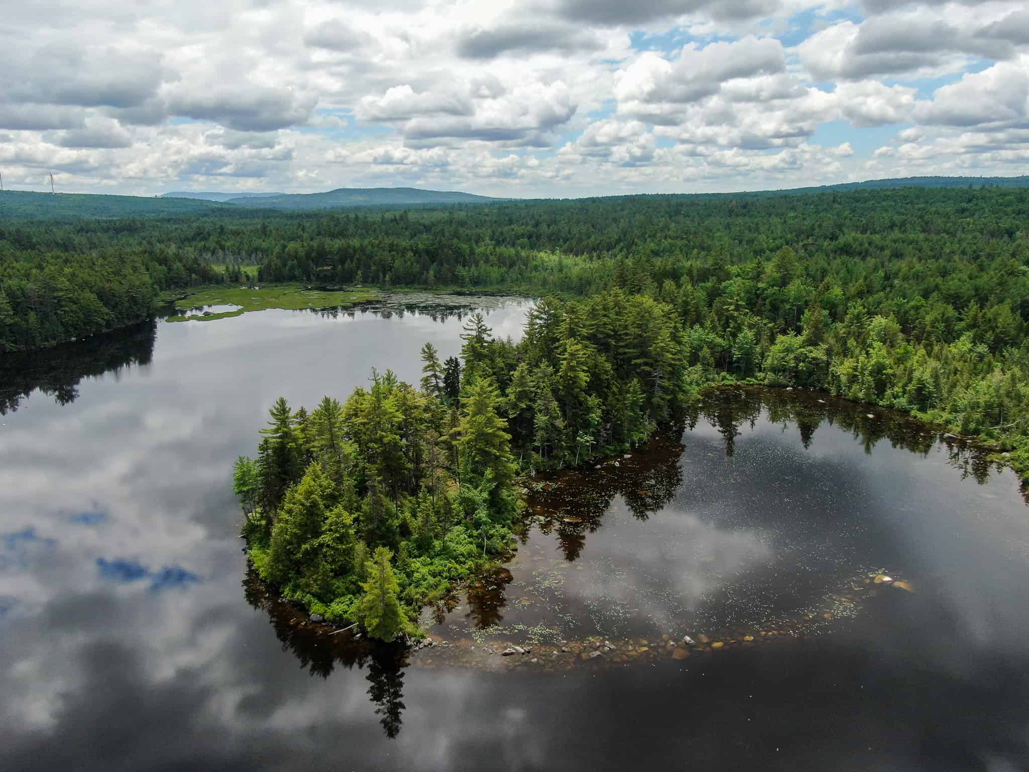 Maine Lakefront Land