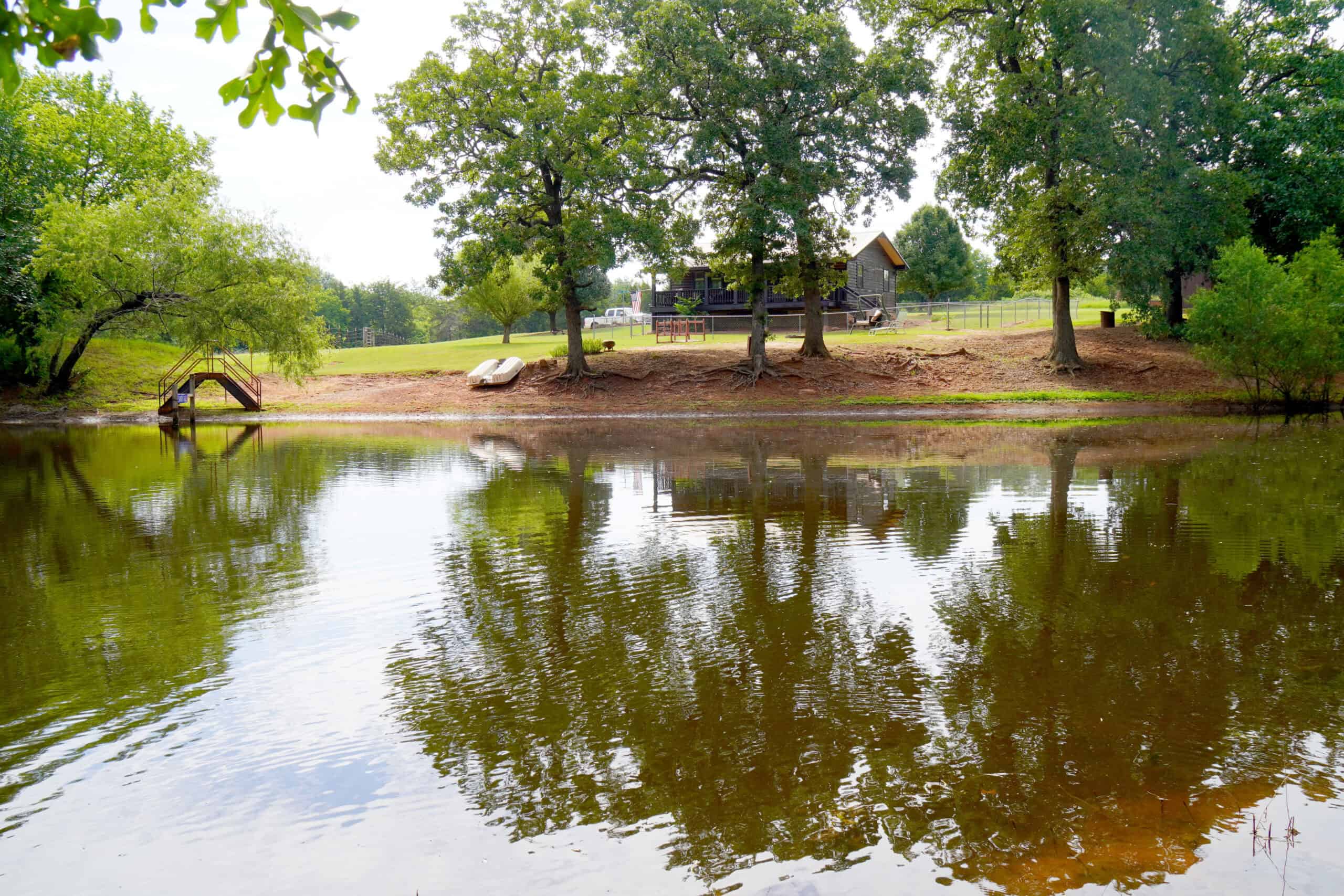 Cabin, Pond and Land For Sale, Perkins, Oklahoma