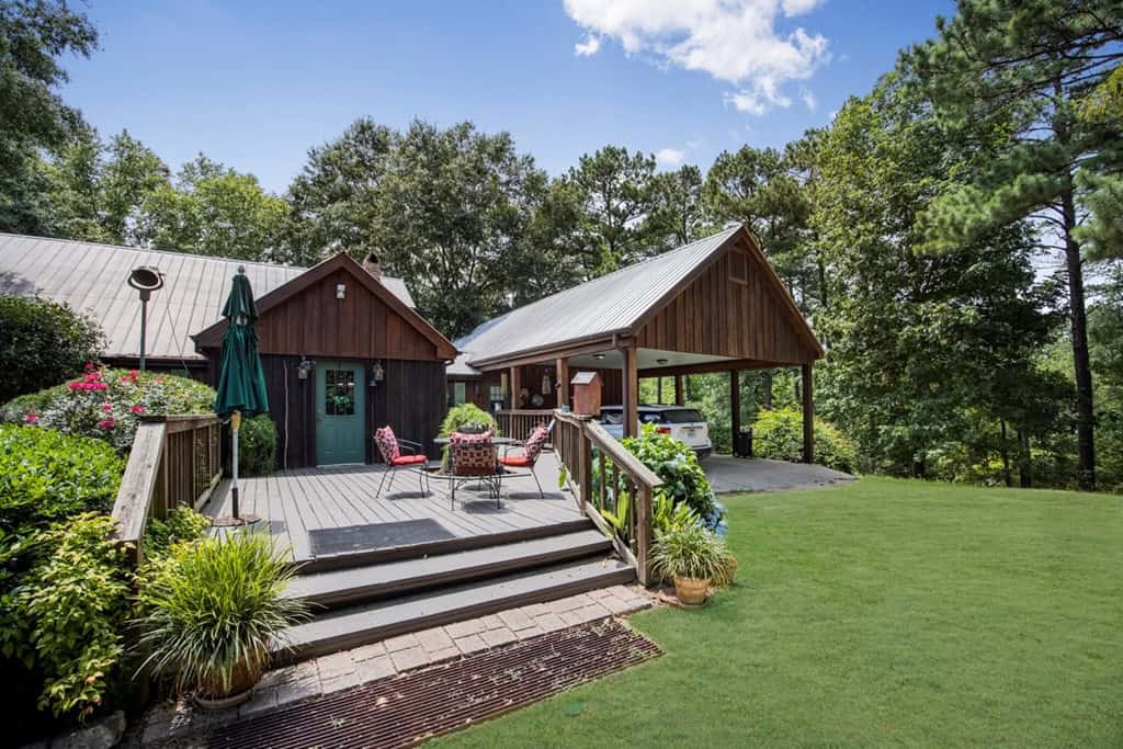 Country Home for Sale with Pond, Barn, Shops Marion Co, MS