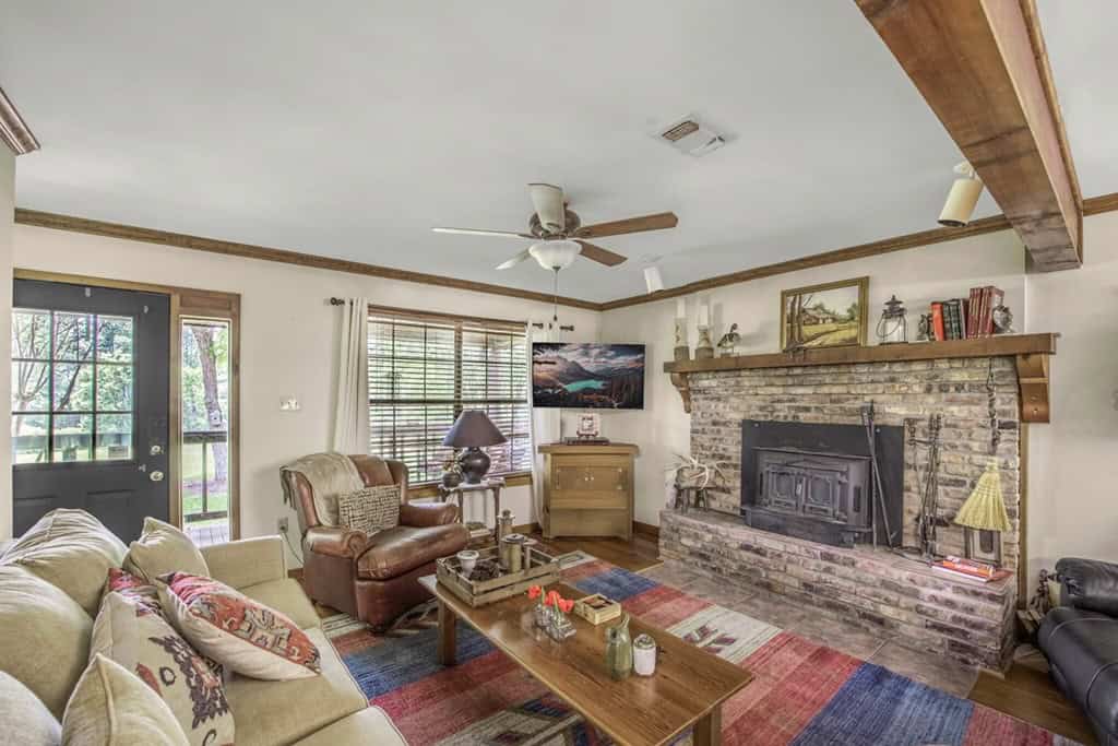 Country Home for Sale with Pond, Barn, Shops Marion Co, MS