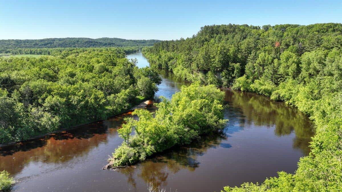 River Front Cabin on 67 Acres Jackson County WI