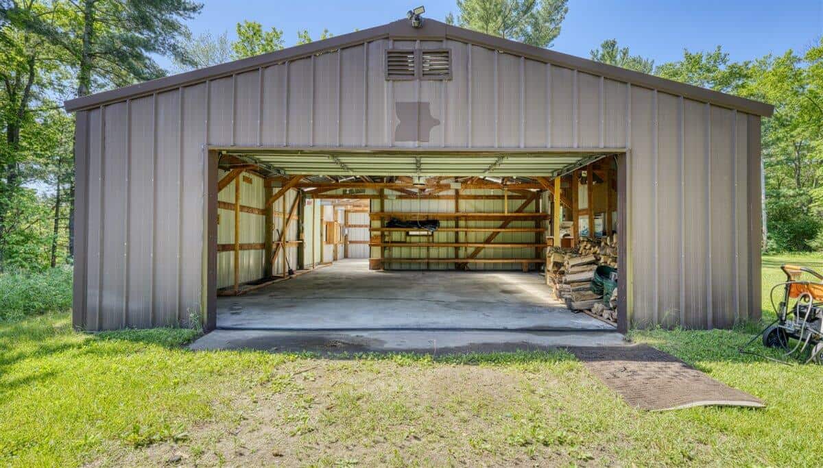 River Front Cabin on 67 Acres Jackson County WI