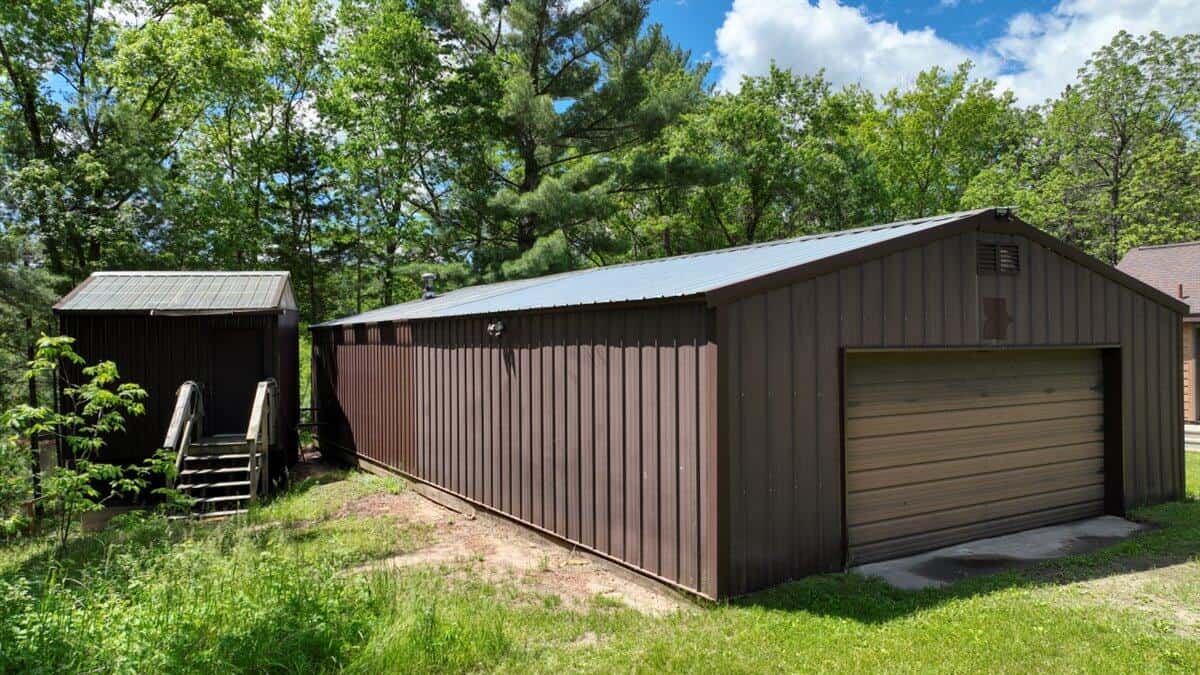 River Front Cabin on 67 Acres Jackson County WI