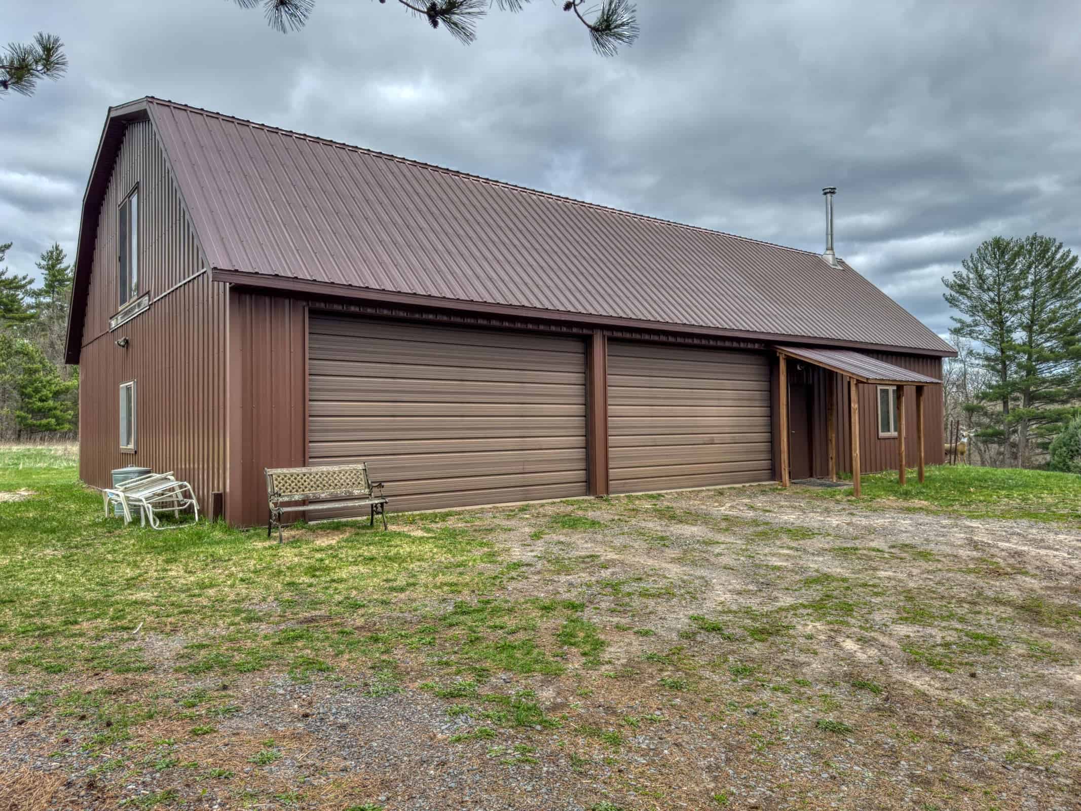 River Front Cabin on 67 Acres Jackson County WI