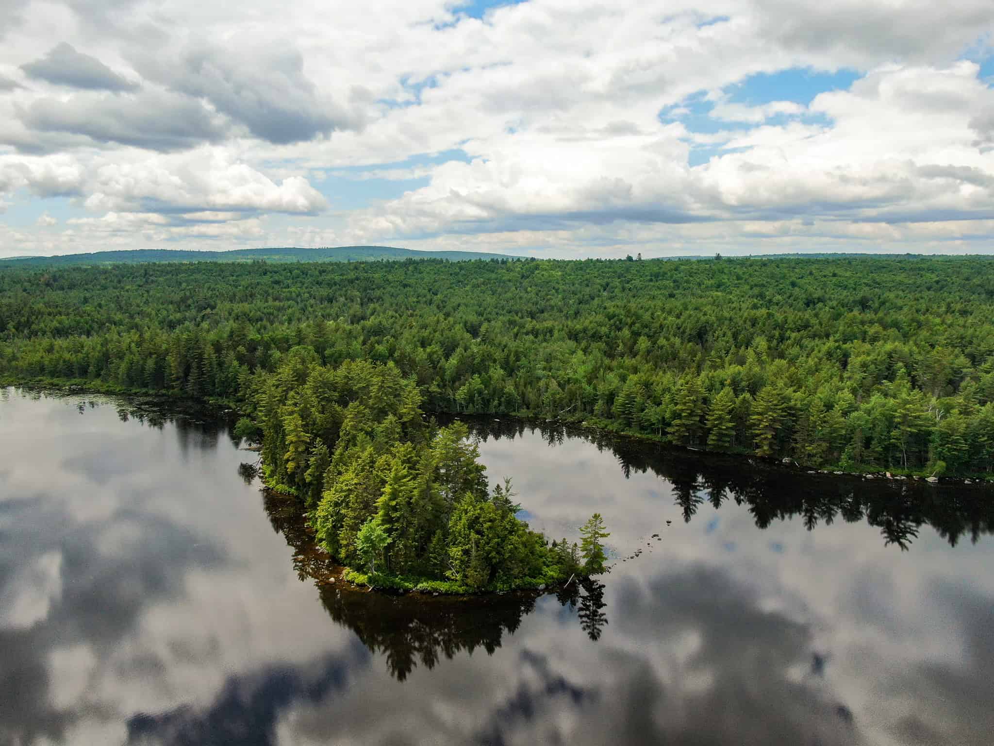 Maine Lakefront Land