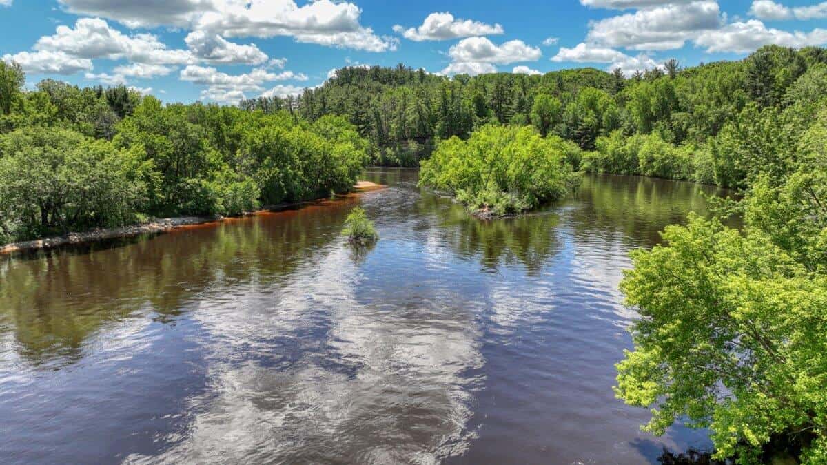 River Front Cabin on 67 Acres Jackson County WI
