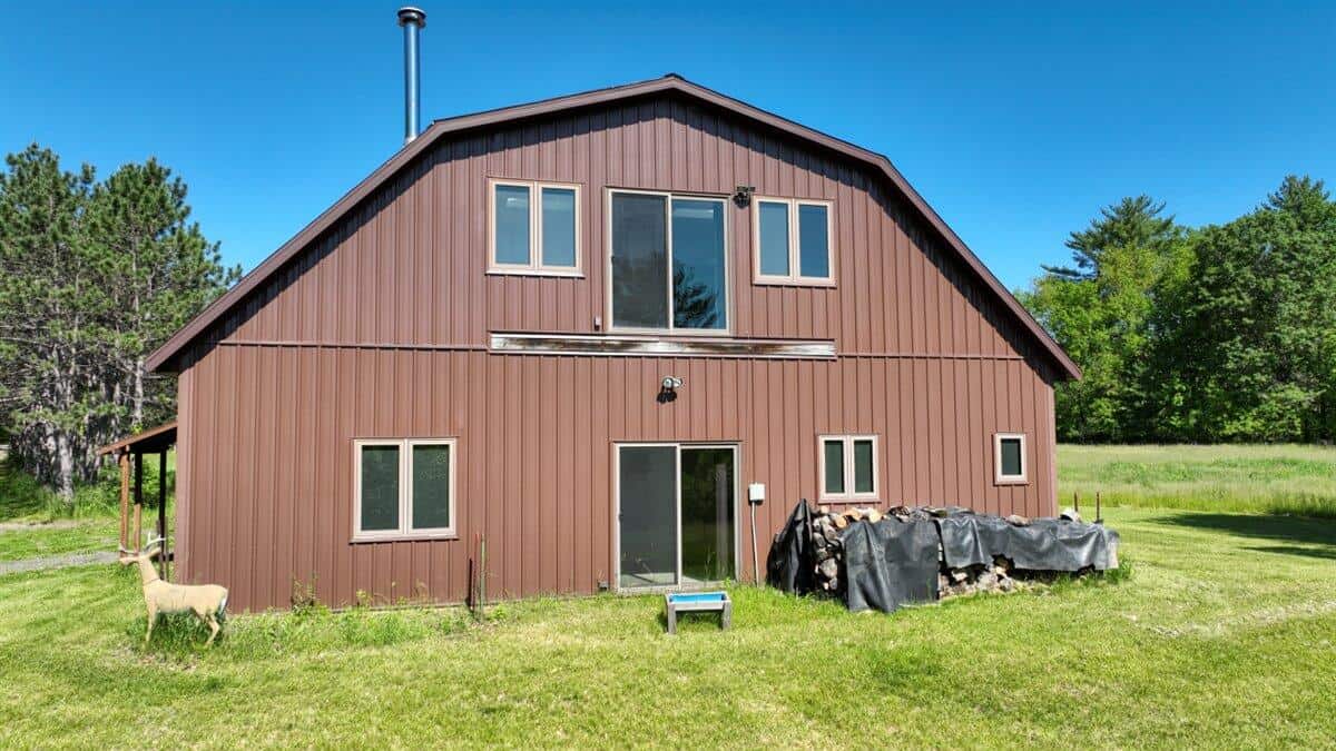 River Front Cabin on 67 Acres Jackson County WI