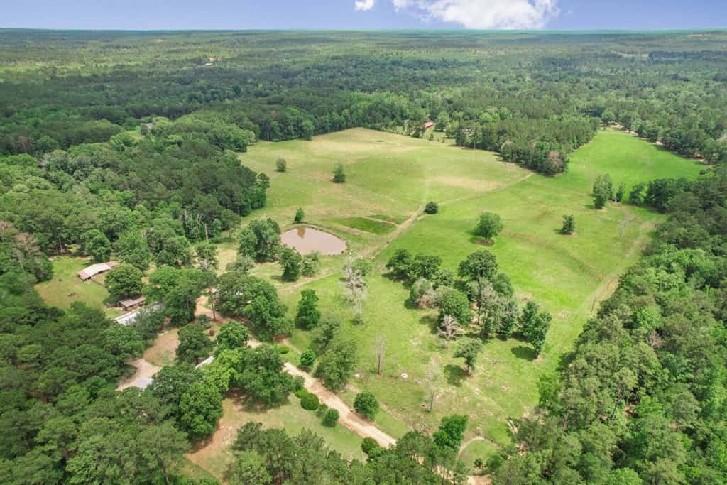 Country Home for Sale with Pond, Barn, Shops Marion Co, MS