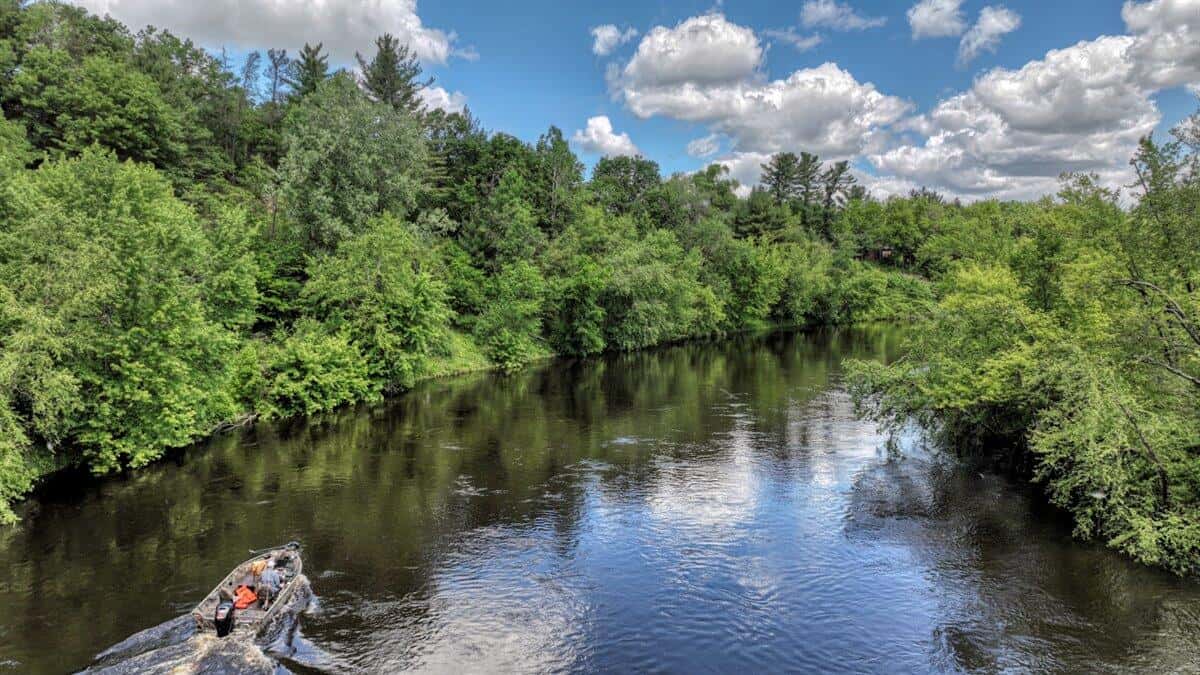 River Front Cabin on 67 Acres Jackson County WI