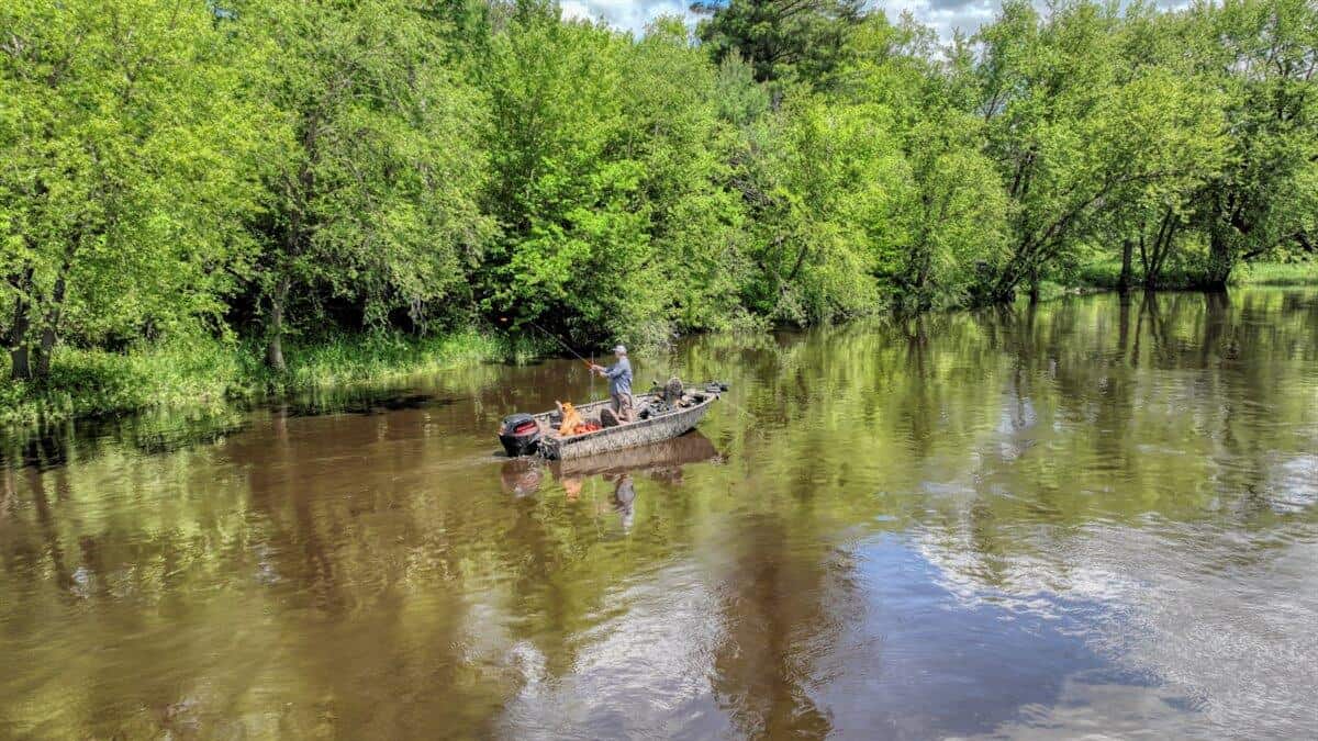 River Front Cabin on 67 Acres Jackson County WI