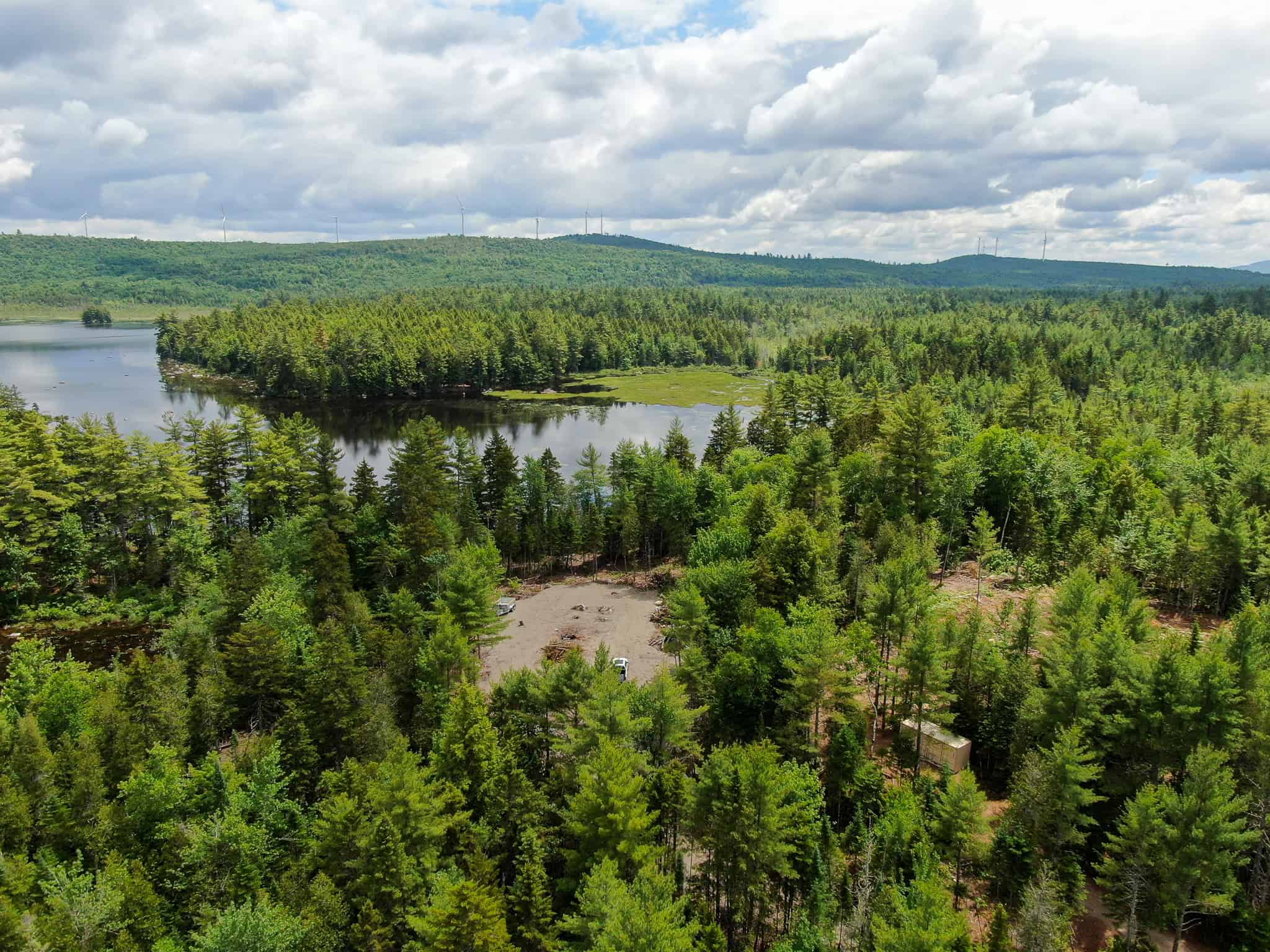 Maine Lakefront Land