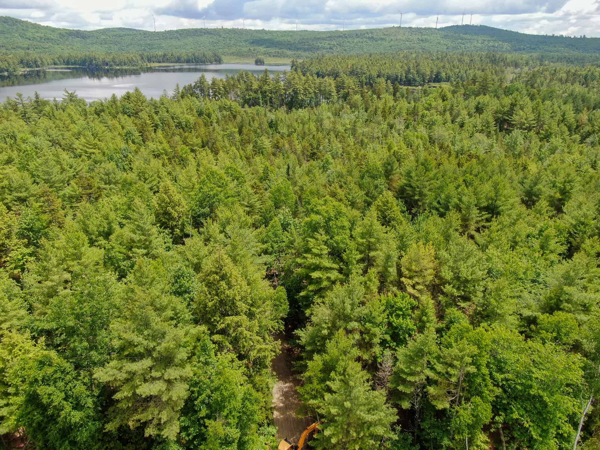Maine Lakefront Land