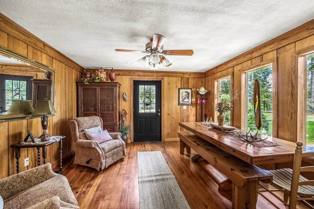 Country Home for Sale with Pond, Barn, Shops Marion Co, MS
