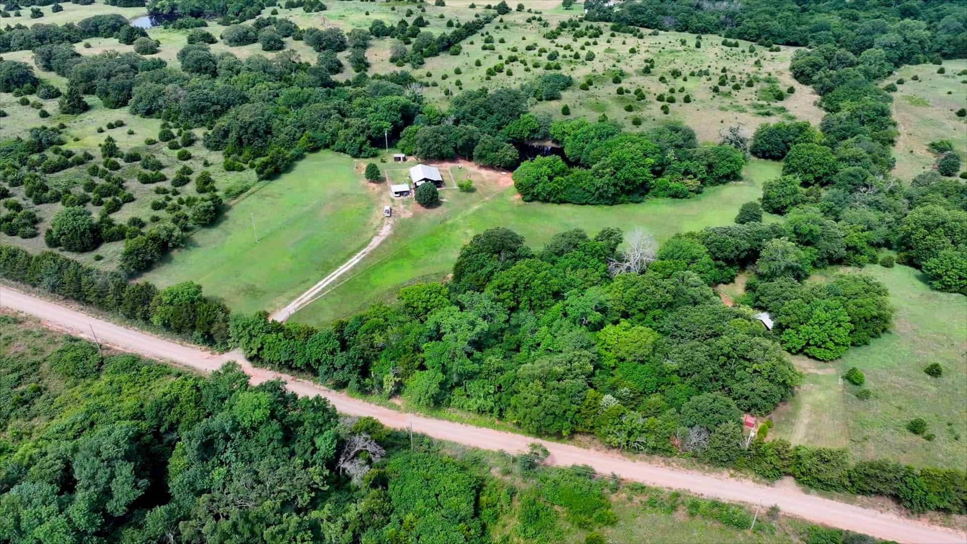 Cabin, Pond and Land For Sale, Perkins, Oklahoma