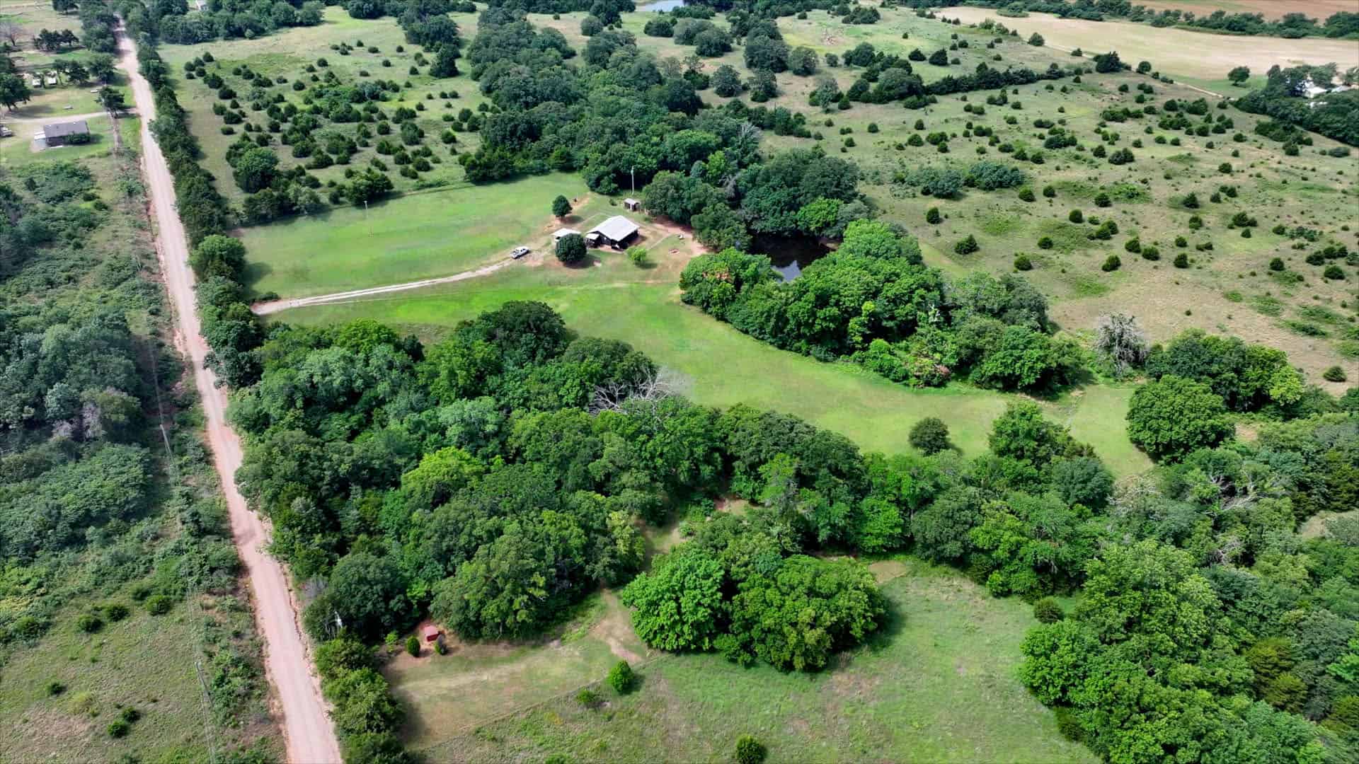 Cabin, Pond and Land For Sale, Perkins, Oklahoma