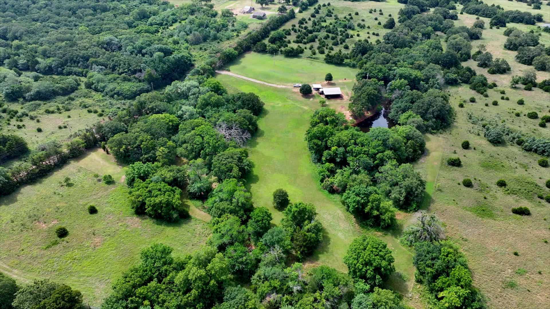 Cabin, Pond and Land For Sale, Perkins, Oklahoma