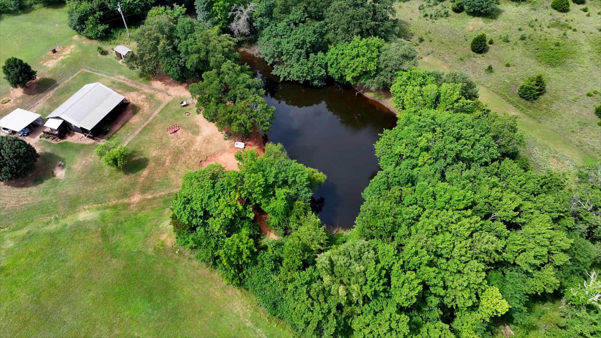 Cabin, Pond and Land For Sale, Perkins, Oklahoma