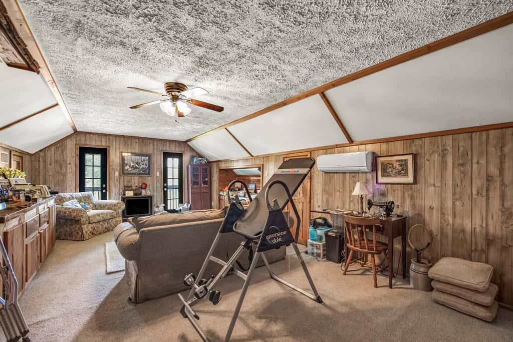 Country Home for Sale with Pond, Barn, Shops Marion Co, MS