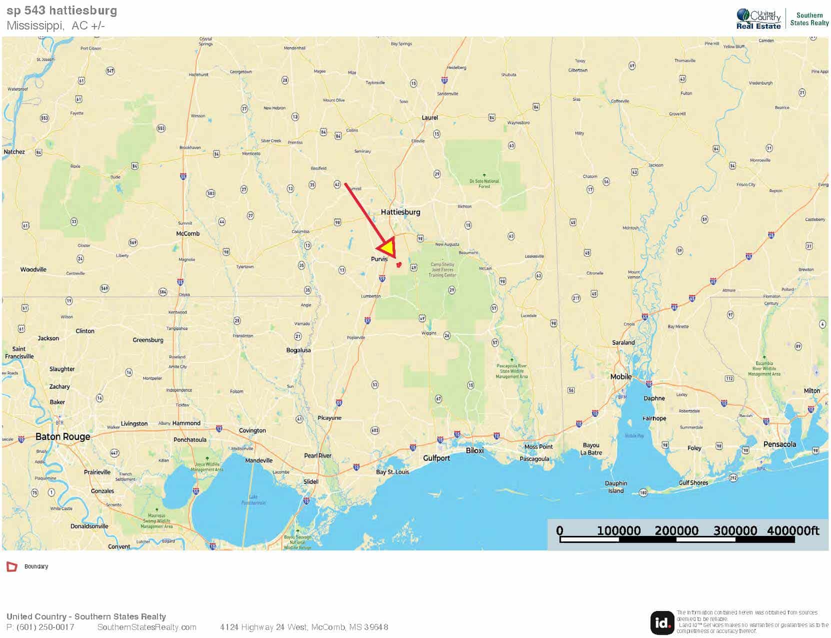 Rare Hunting Tract for Sale in Forrest County, MS