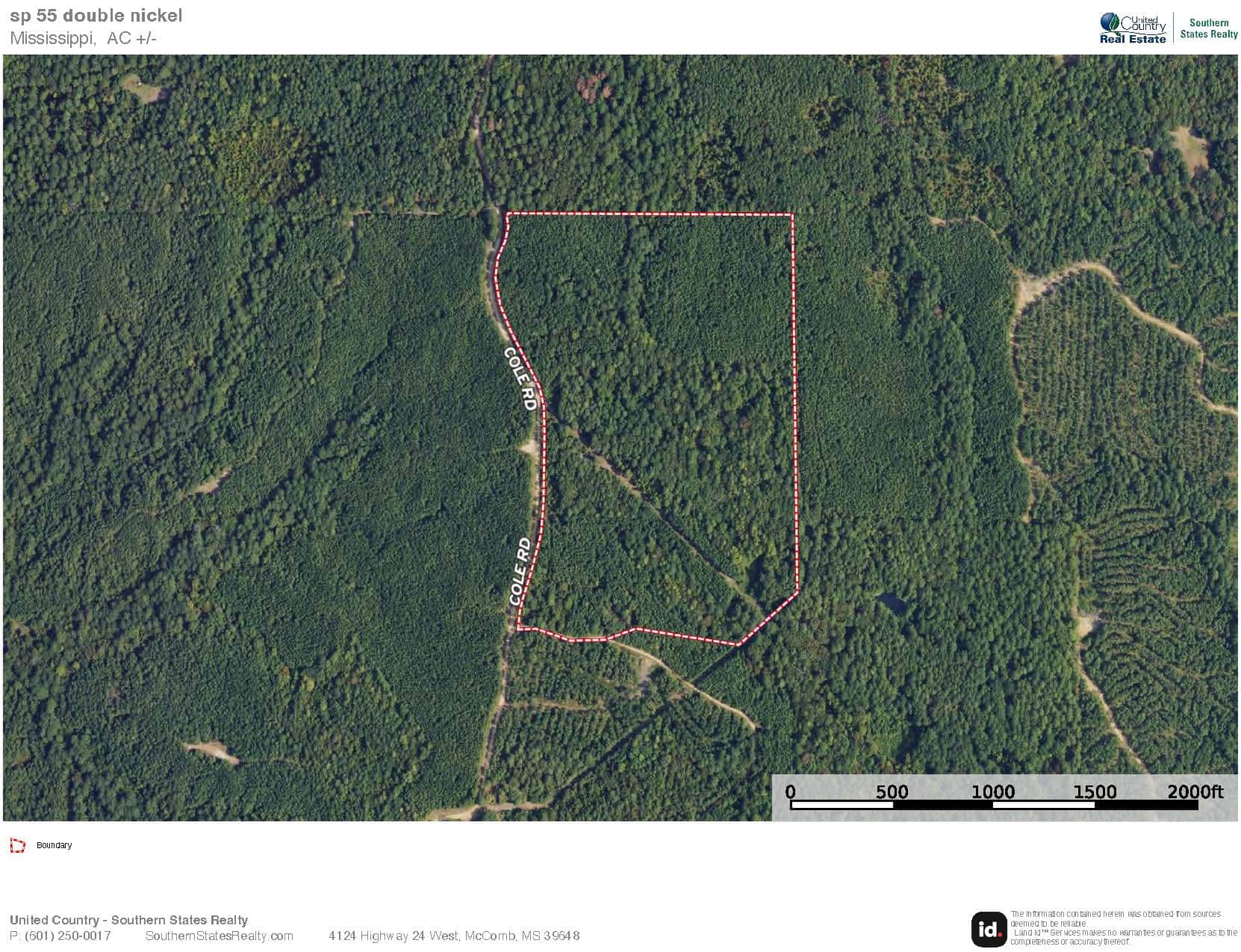 Wilkinson County Land for Sale Bordering National Forest