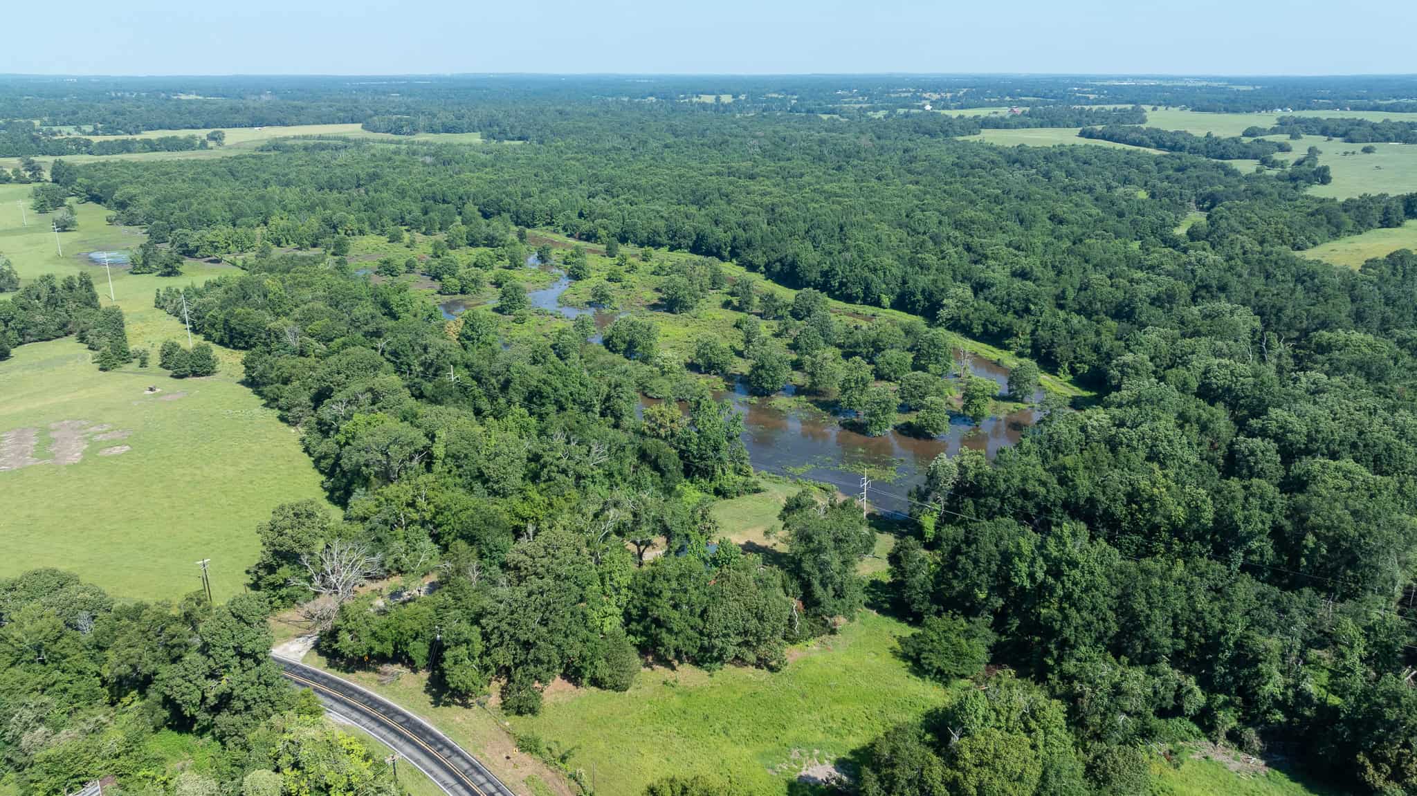 SOLD! Texas Duck Hunting Property with Log Home East of Dallas