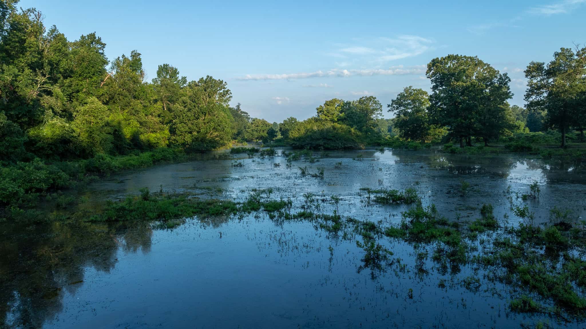 SOLD! Texas Duck Hunting Property with Log Home East of Dallas