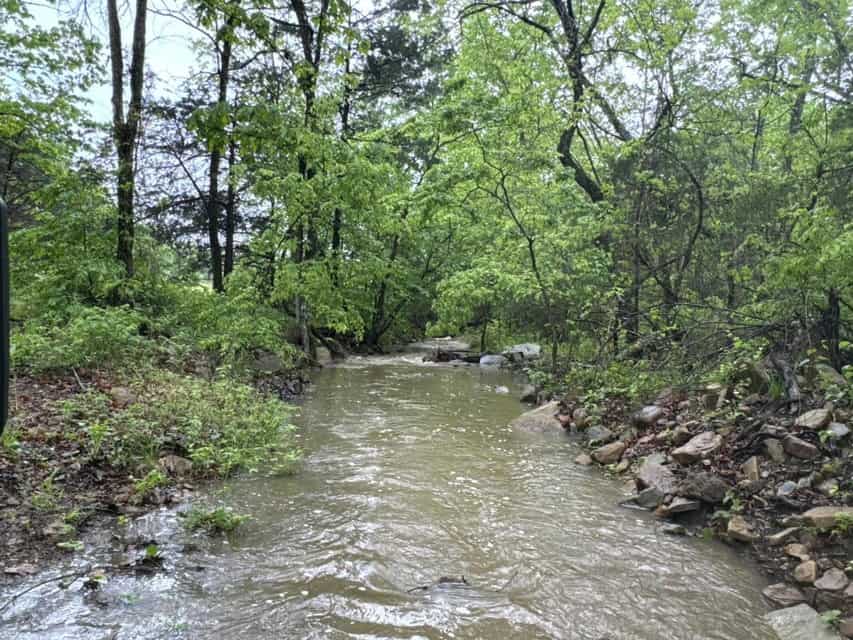 Crooked Creek on 320 Ac Hunting Land For Sale in Newton County, Arkansas