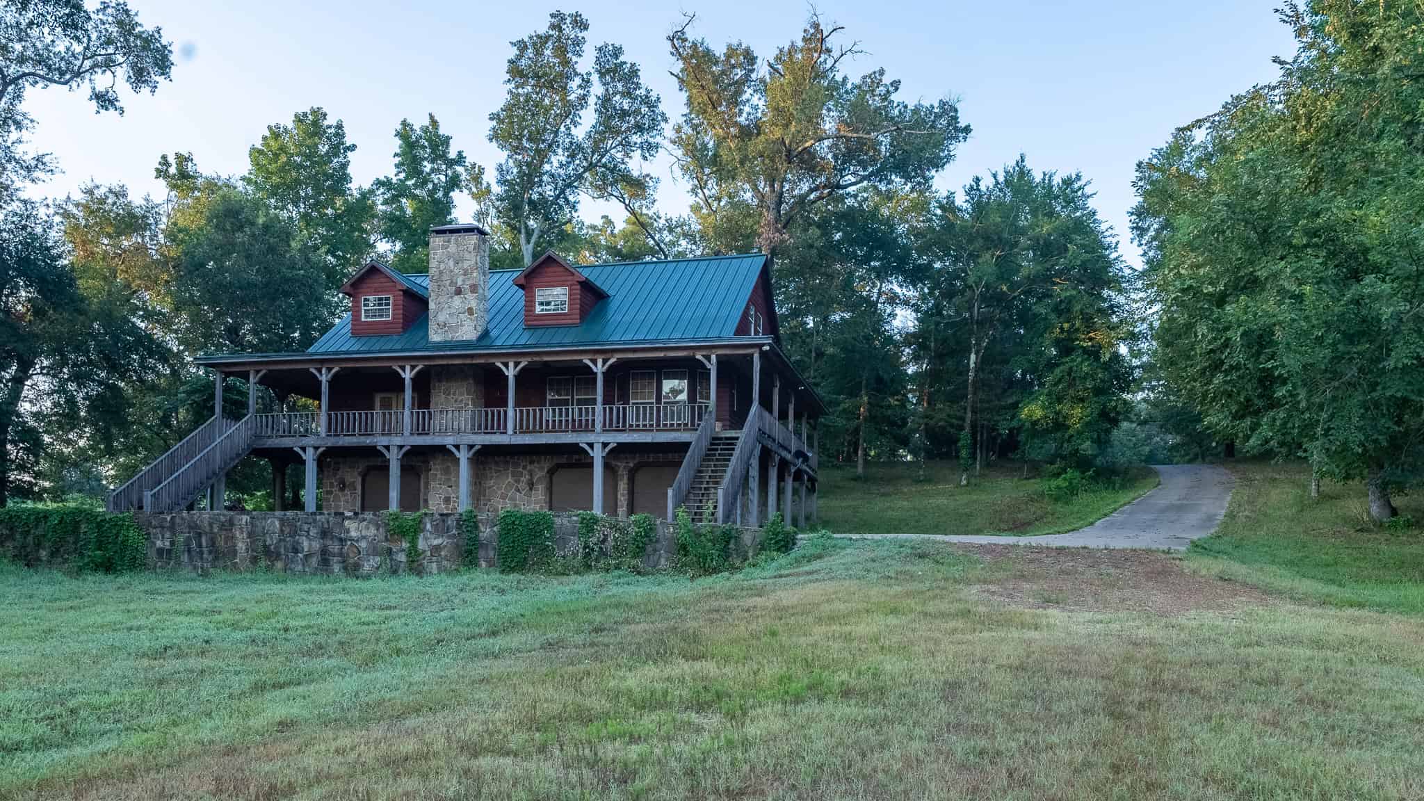 SOLD! Texas Duck Hunting Property with Log Home East of Dallas