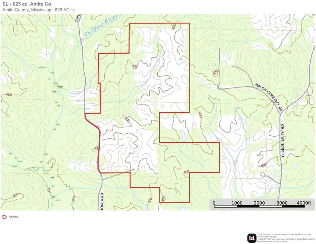 625 Acres Amite County, MS Timberland for Sale