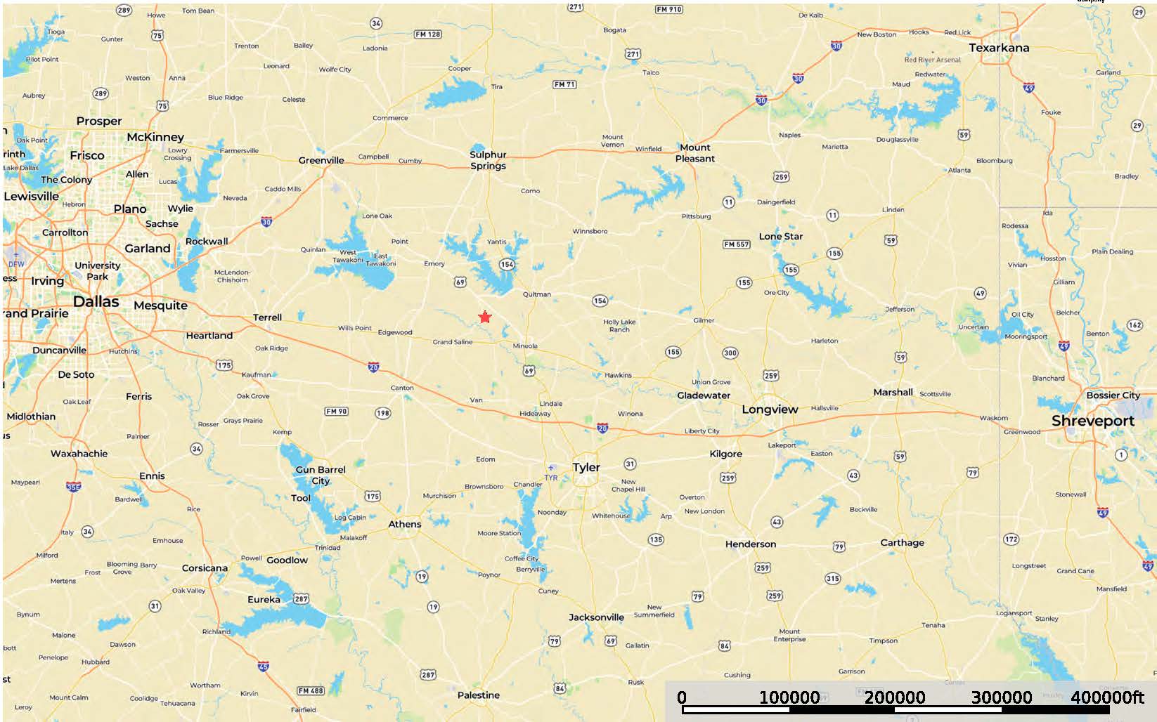 SOLD! Texas Hunting Property East of Dallas Near Lake Fork