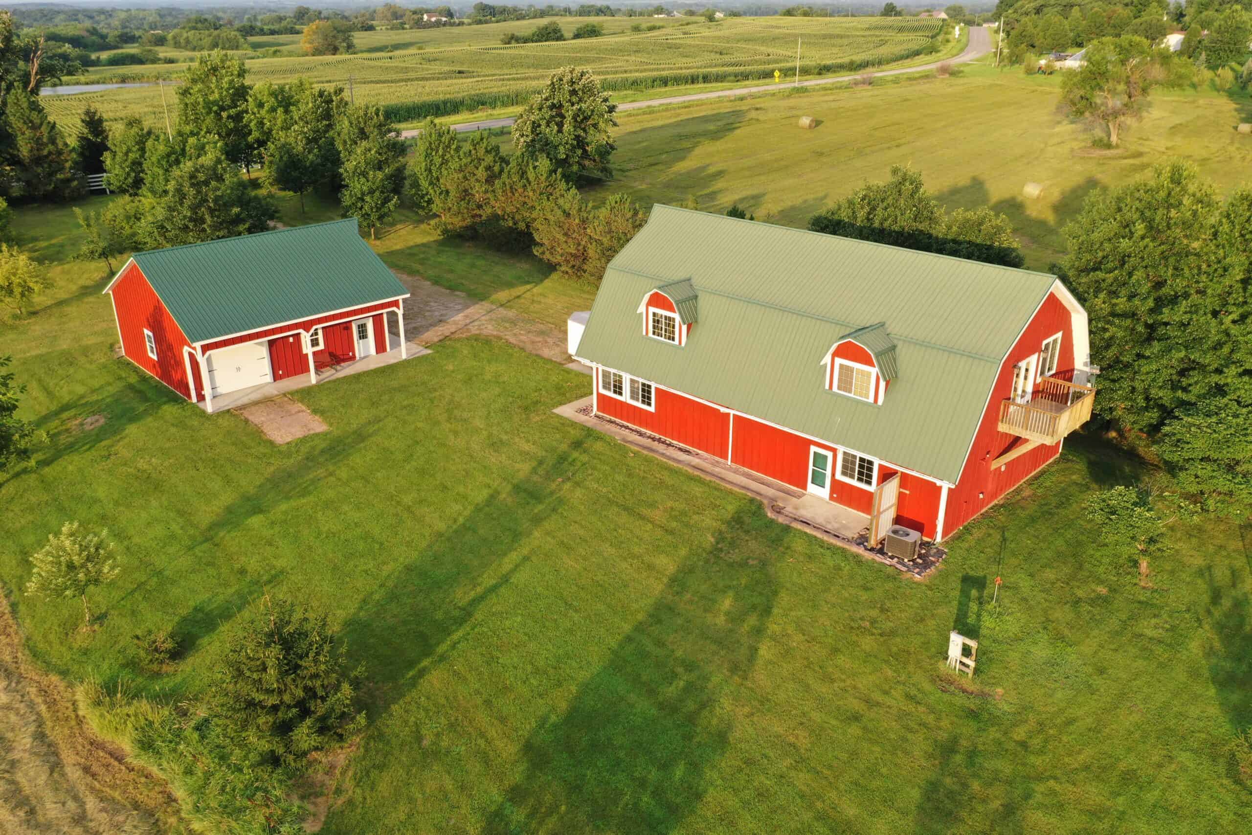 Home & Outbuildings on Acreage in Gentry County